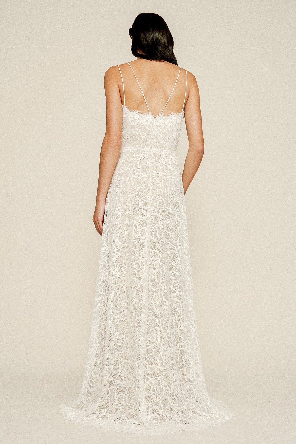 Tadashi Shoji - Roxas Strap Lace Gown