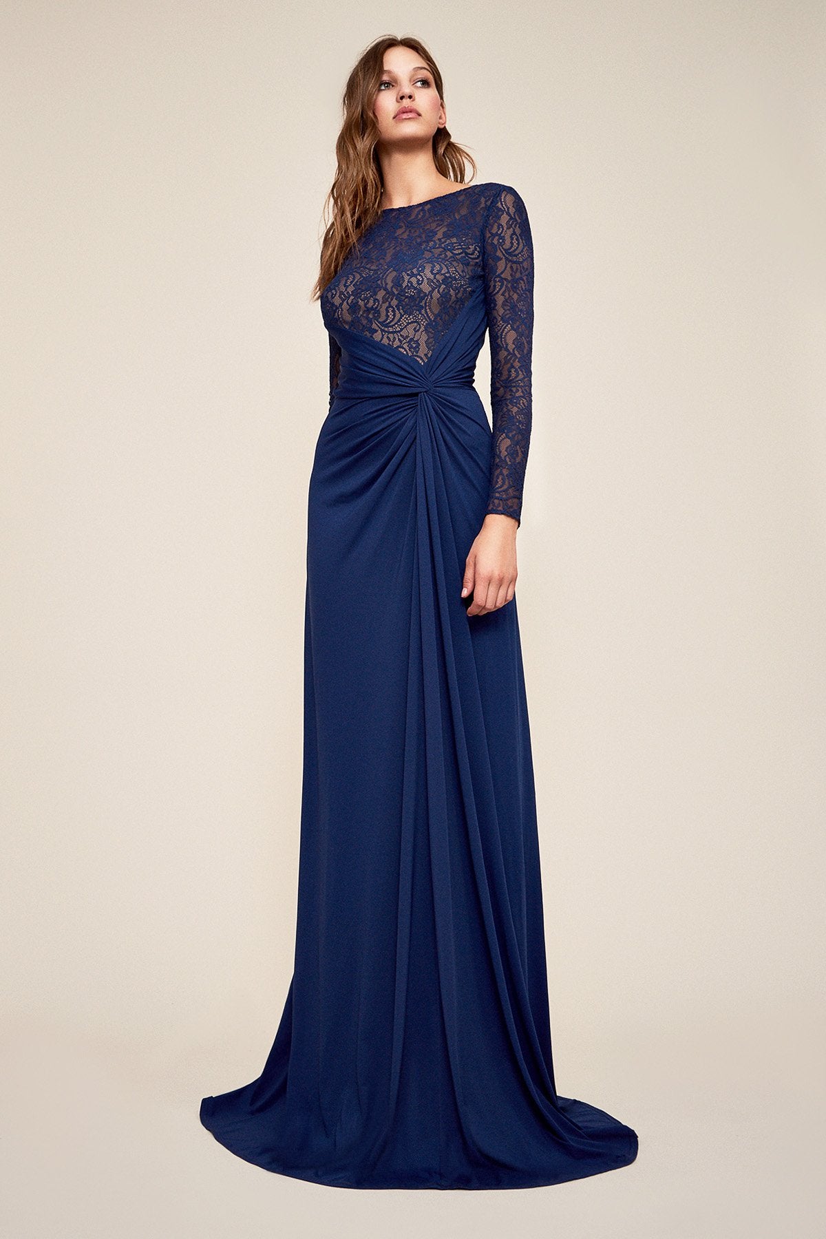 Tadashi Shoji - Antonina Long-Sleeve Lace Gown