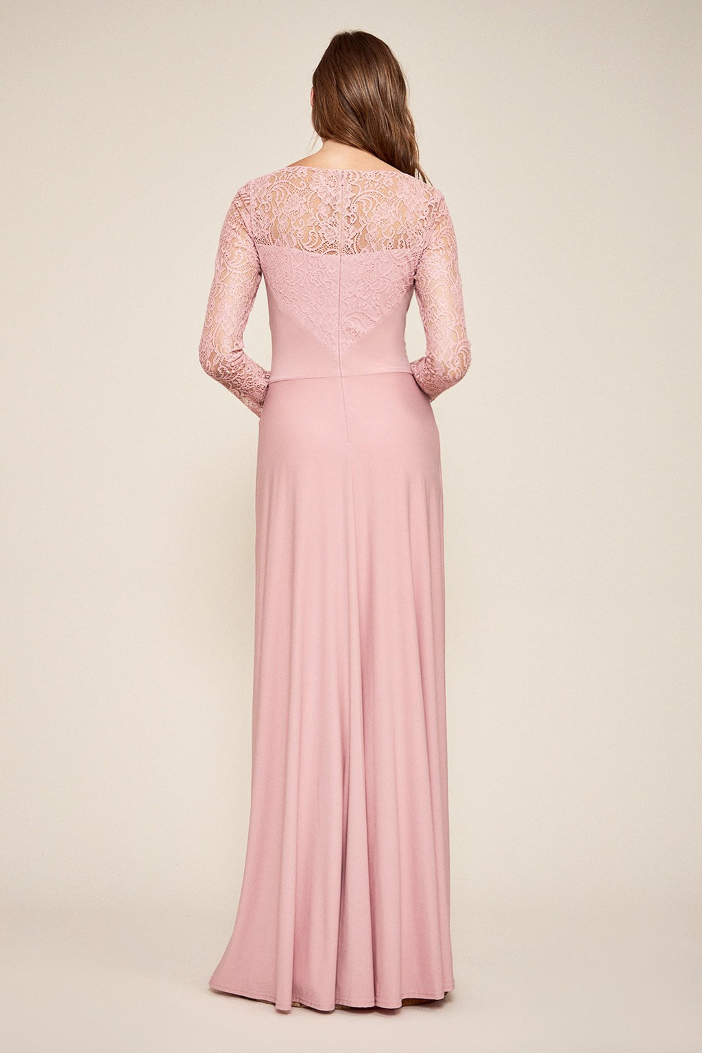 Antonina Long-Sleeve Lace Gown