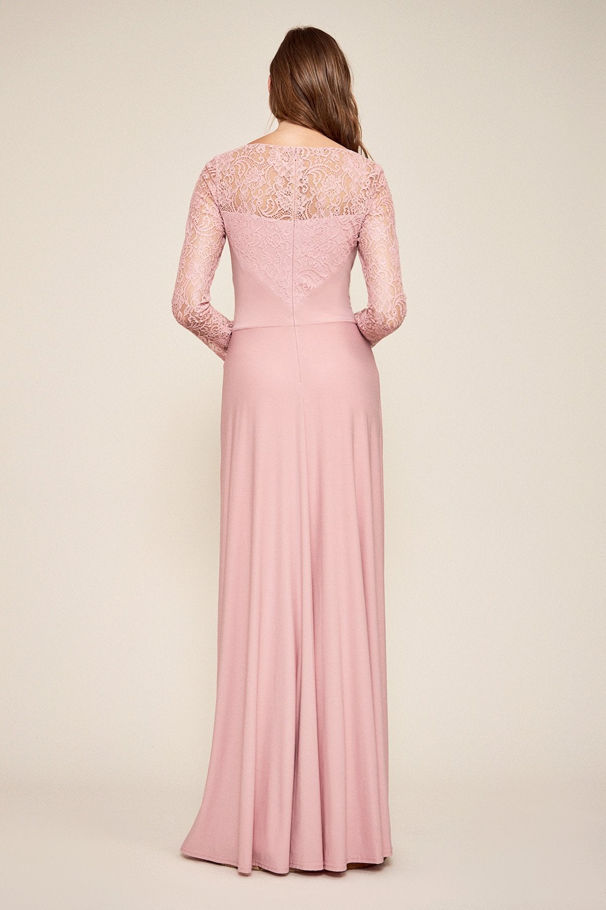 Antonina Long-Sleeve Lace Gown