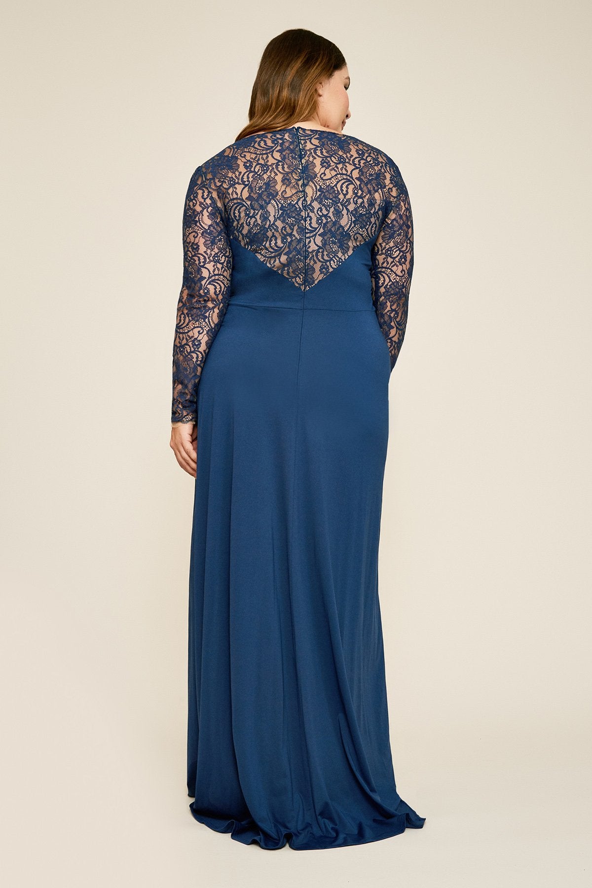 Tadashi Shoji - Antonina Long-Sleeve Lace Gown - PLUS SIZE