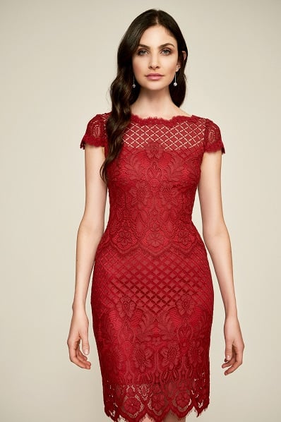 Tadashi Shoji - Bazil Sheath Lace Dress