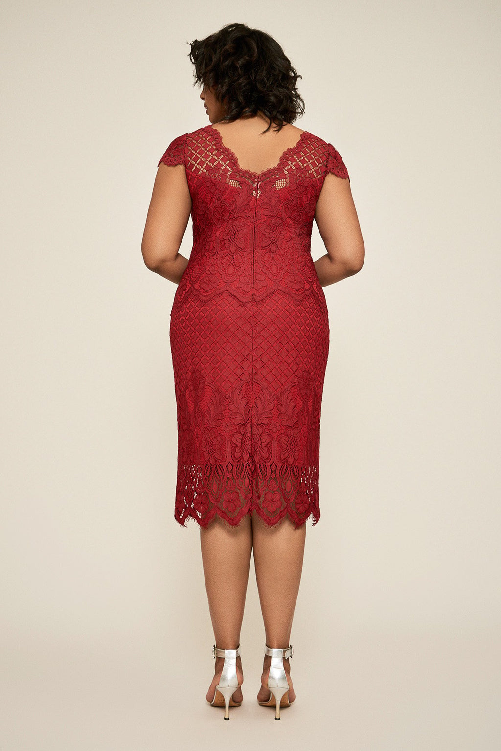 Tadashi Shoji - Bazil Sheath Lace Dress - PLUS SIZE