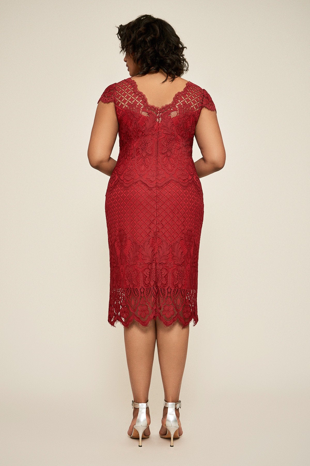 Bazil Sheath Lace Dress - PLUS SIZE