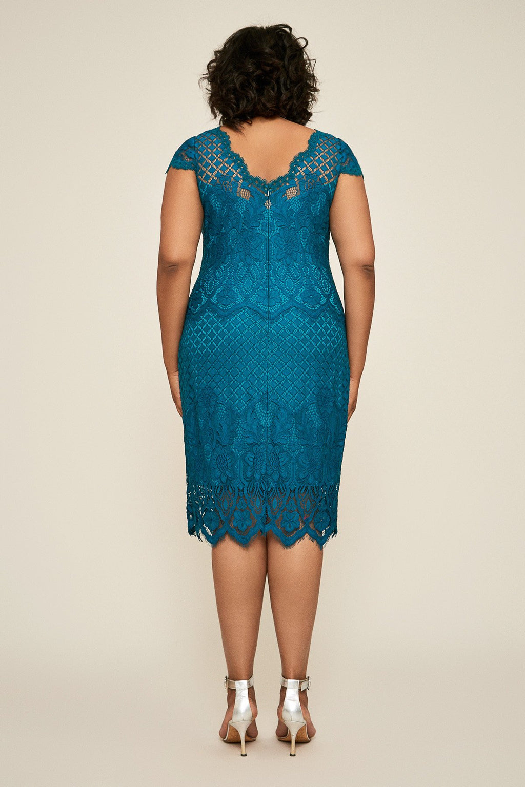 Bazil Sheath Lace Dress - PLUS SIZE