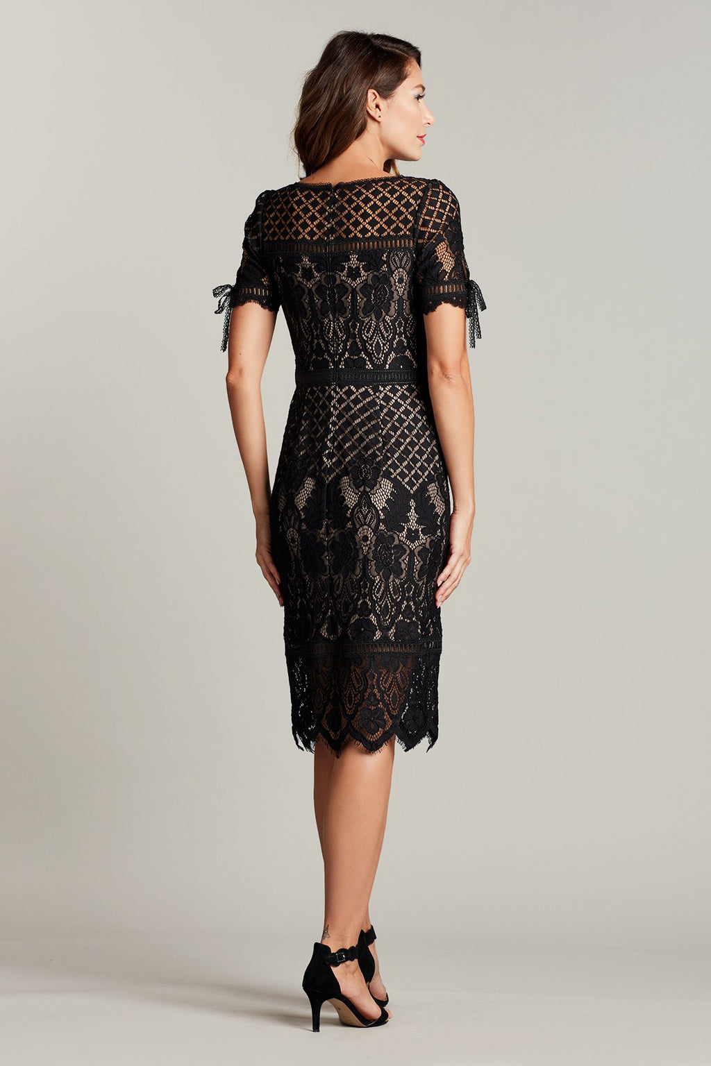 Bobek Lace Tea-Length Dress
