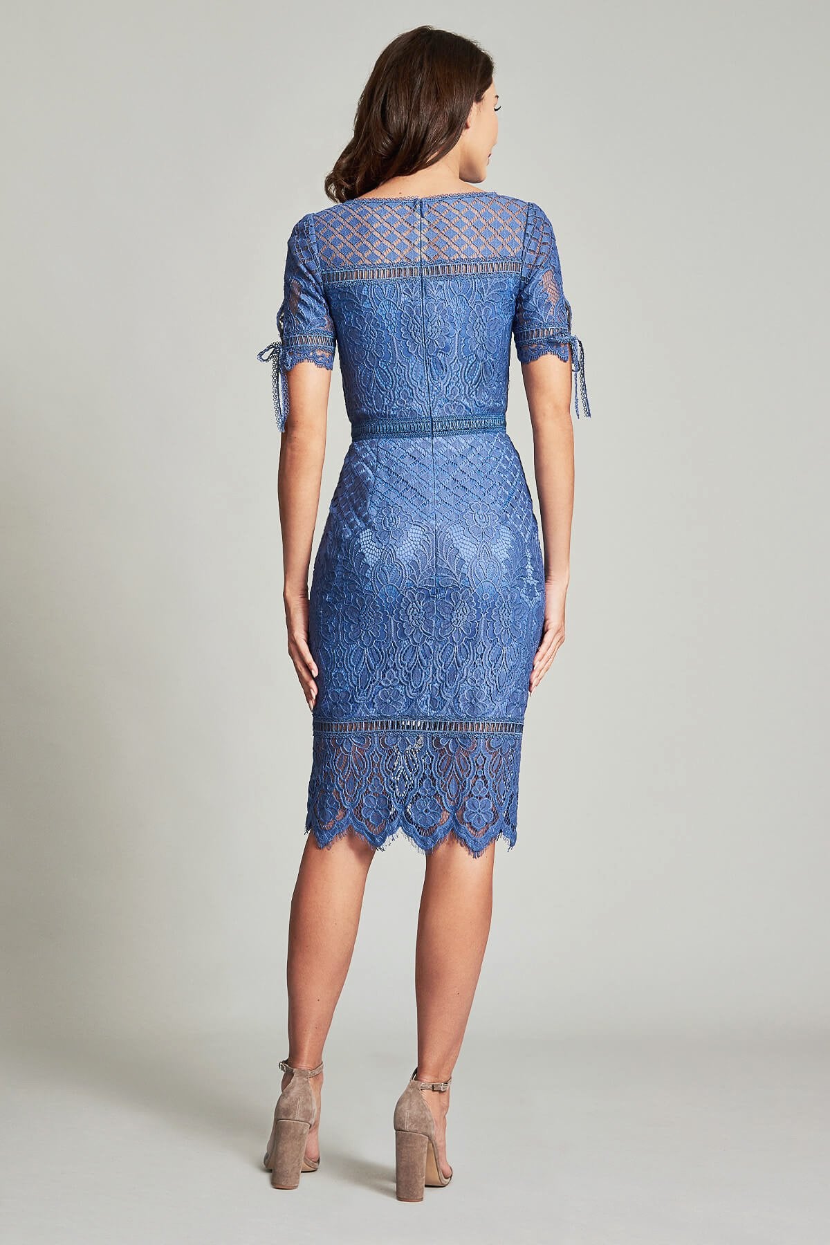 Bobek Lace Tea-Length Dress