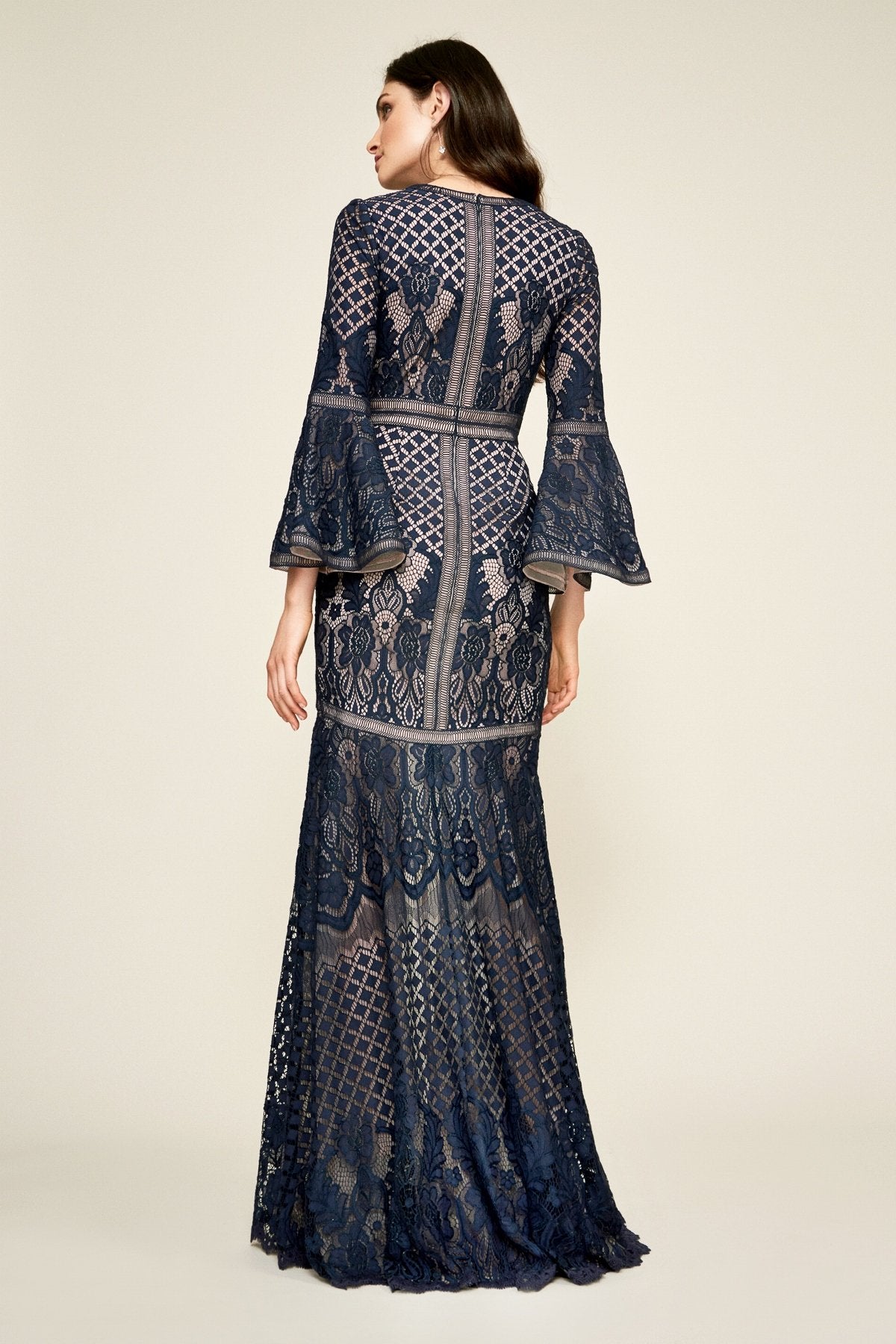 Tadashi Shoji - Emeric Slit Lace Gown