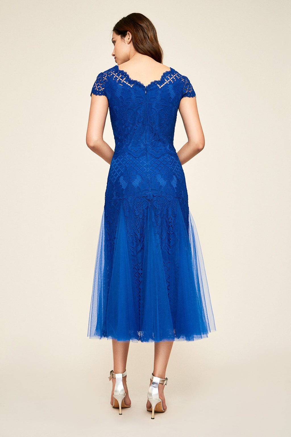 Tadashi Shoji - Roone Lace Tea-Length Dress