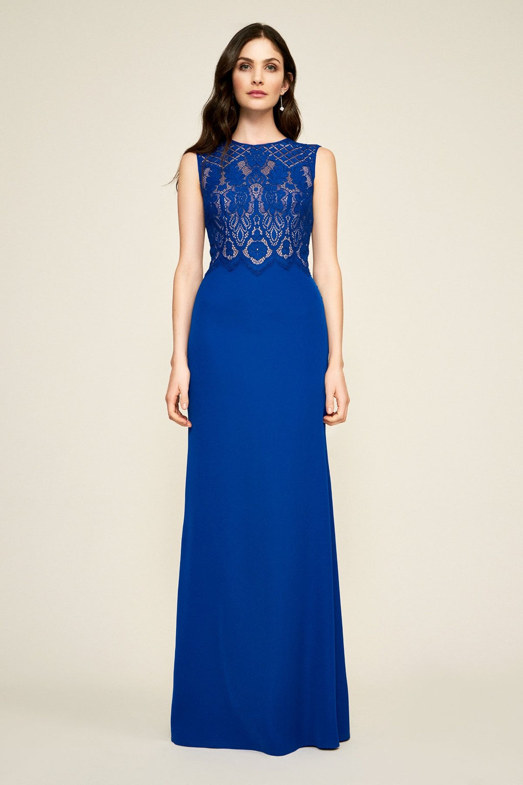Tadashi Shoji - Cassio Lace Crepe Gown