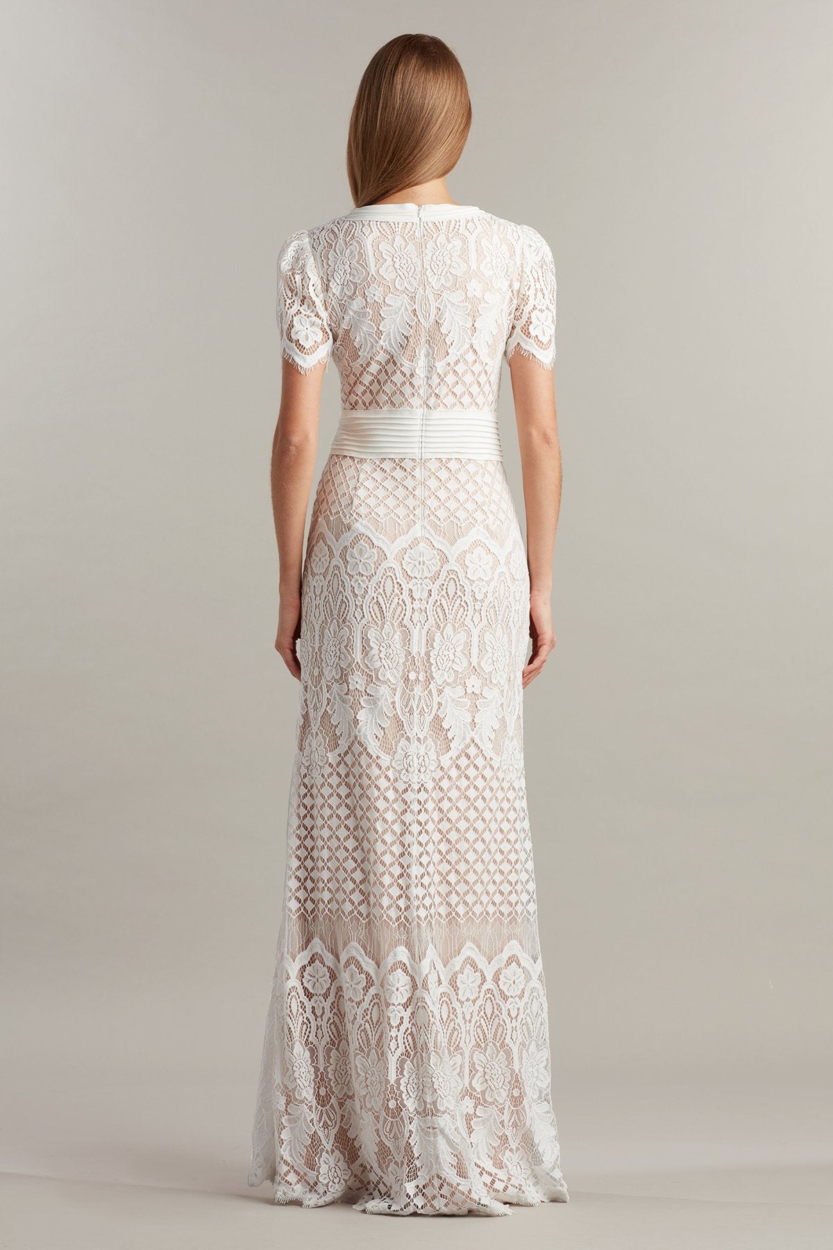 Dumin Lace Gown – Tadashi Shoji Official Online Boutique