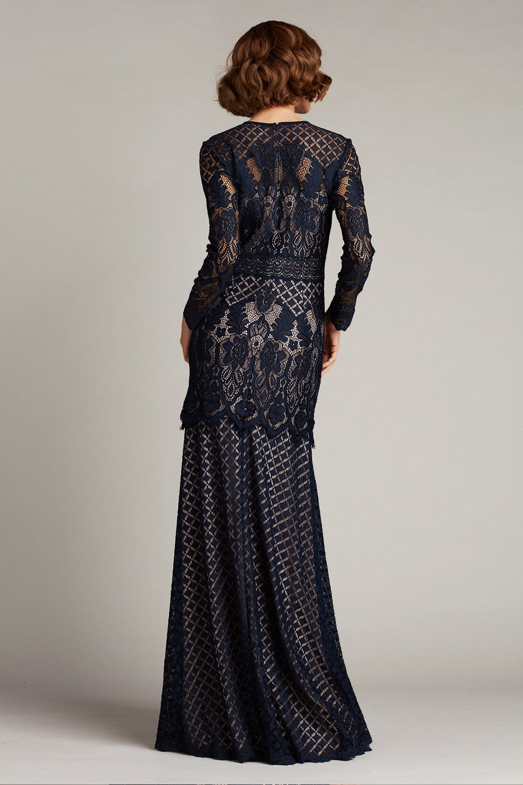 Benes Allover Lace Gown