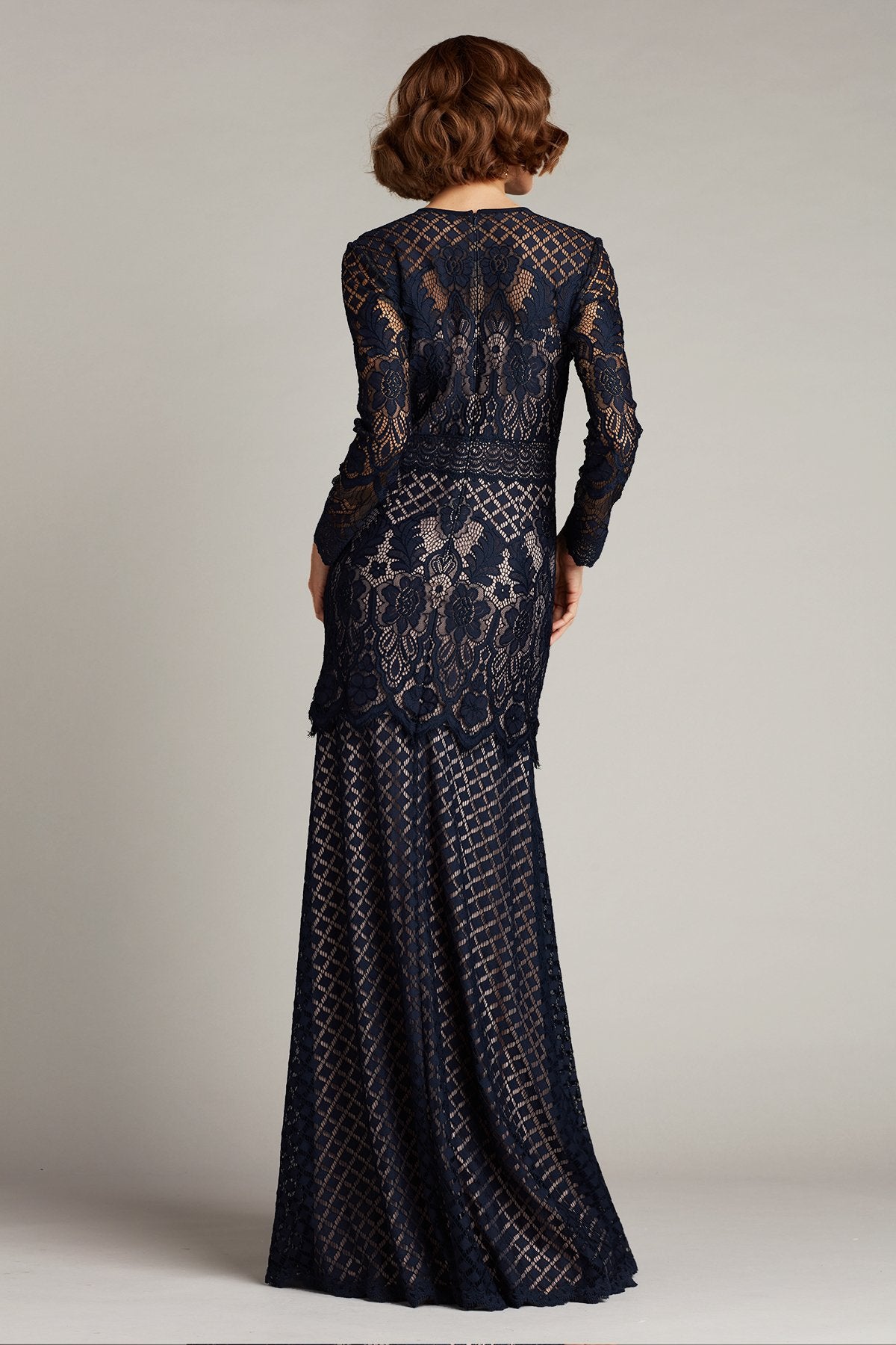 Benes Allover Lace Gown