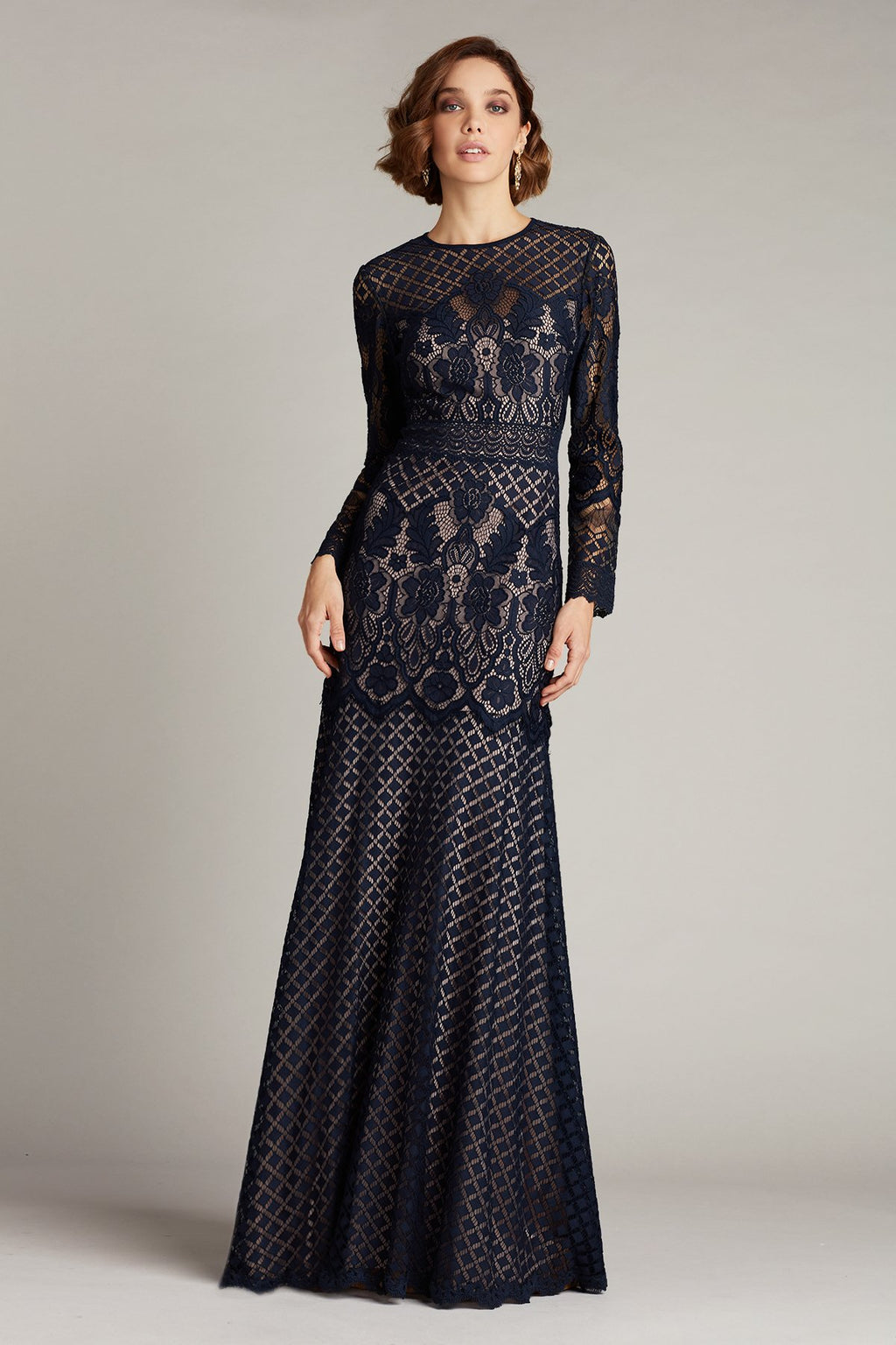 Benes Allover Lace Gown