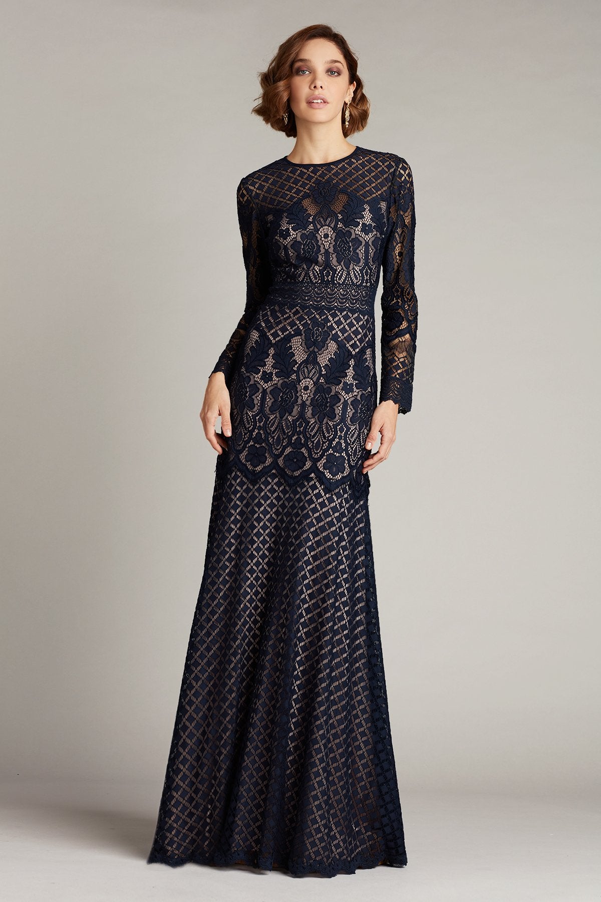 Benes Allover Lace Gown