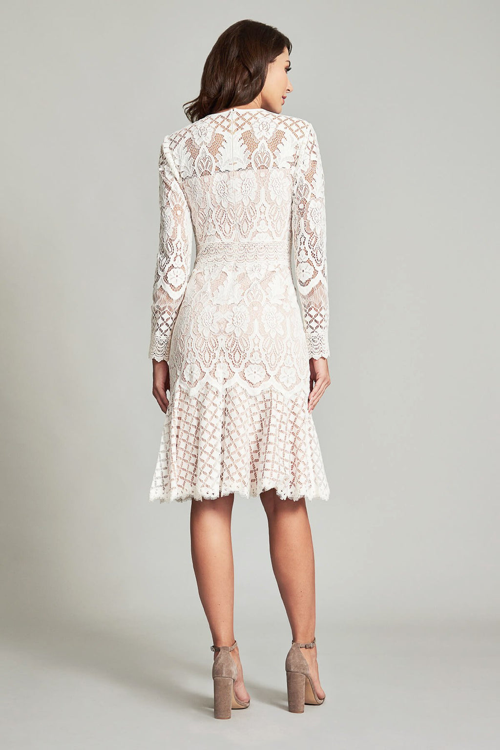 Barron Long-Sleeve Lace Dress
