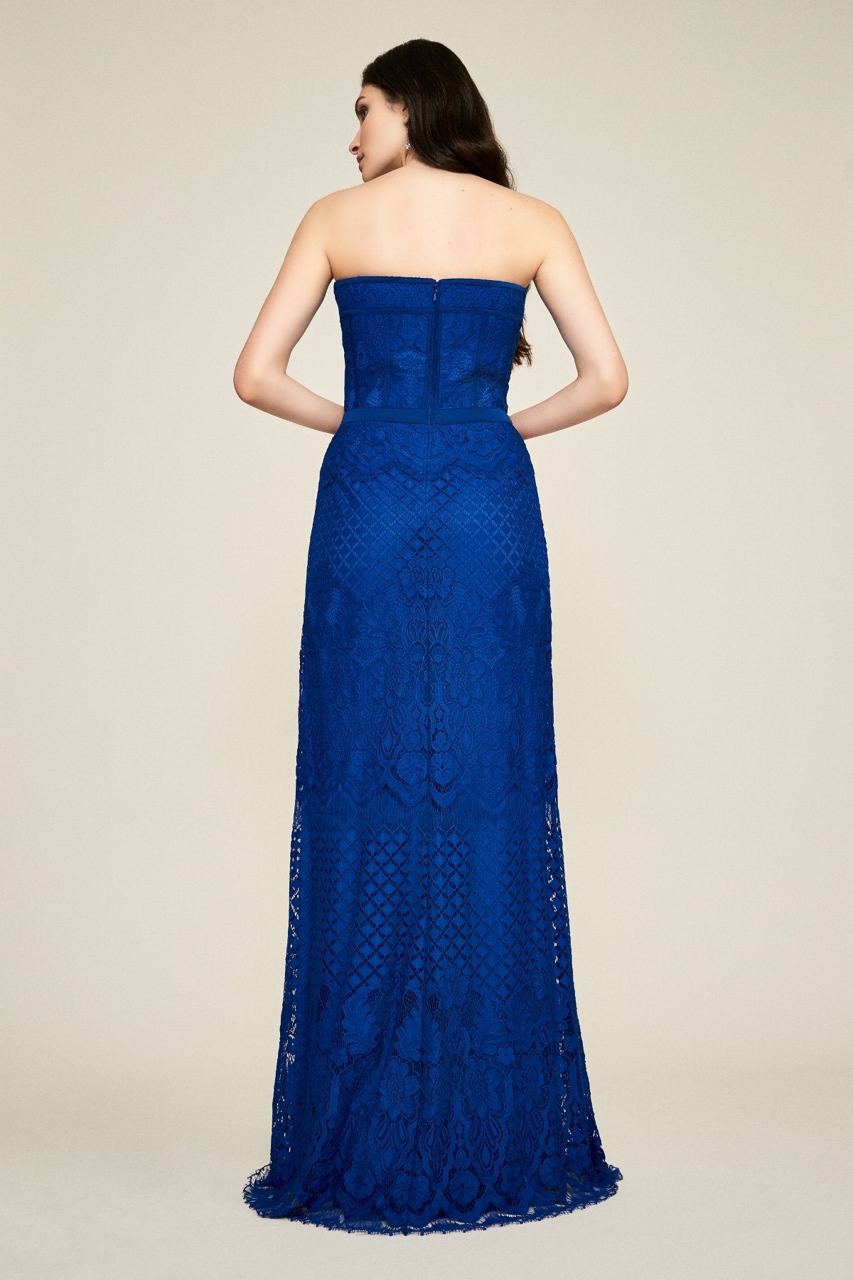 Tadashi Shoji - Prima Strapless Lace Gown