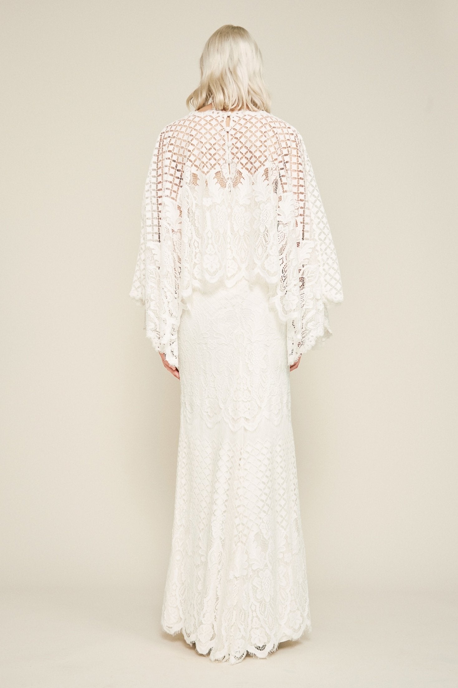 Tadashi Shoji - Murray Lace Overlay Cape