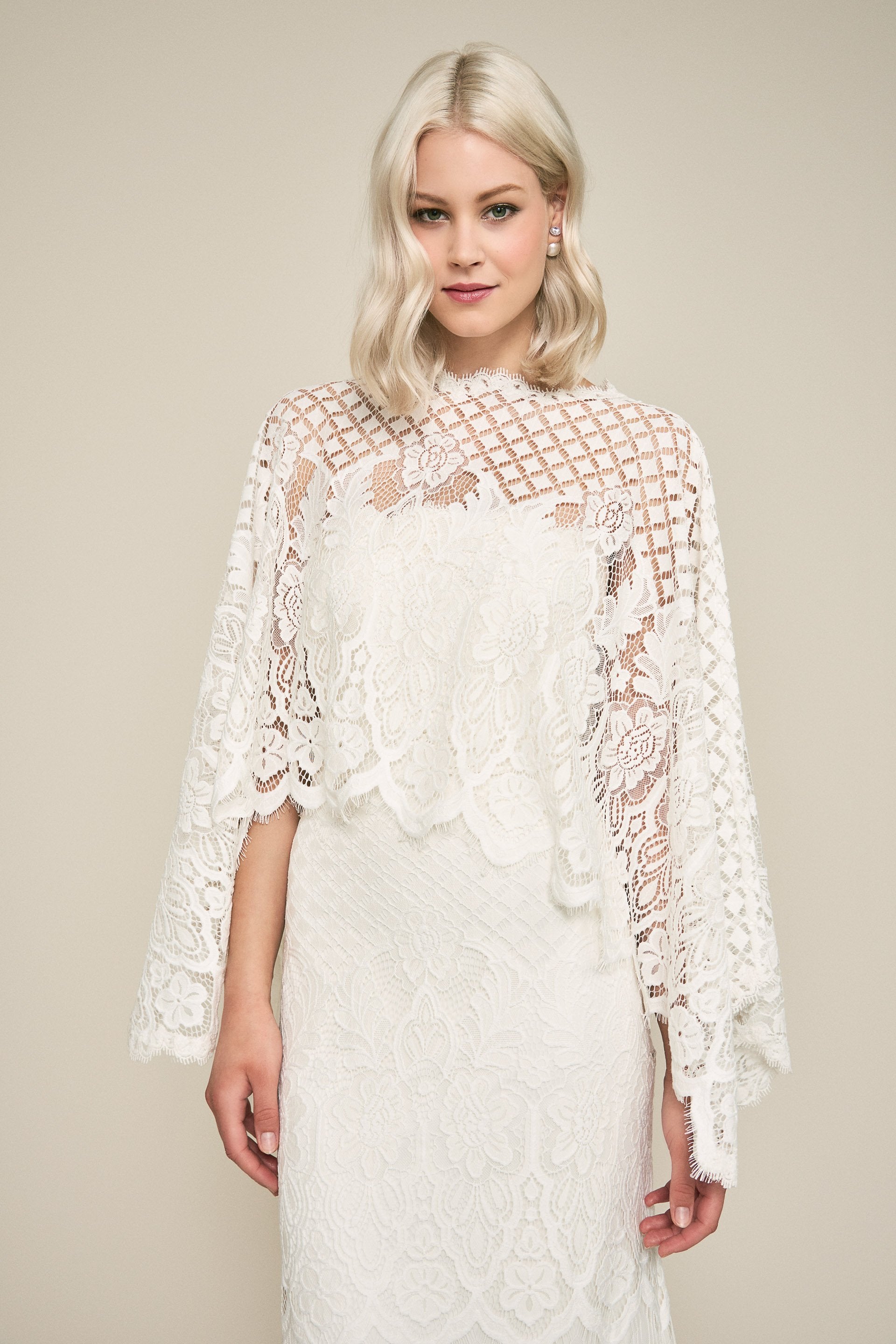 Tadashi Shoji - Duncan Strapless Lace Gown