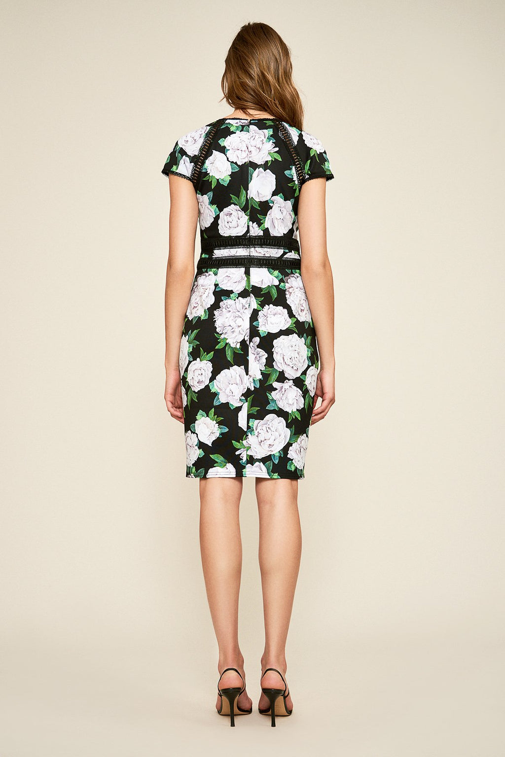 Tadashi Shoji - Indigo Floral Neoprene Dress