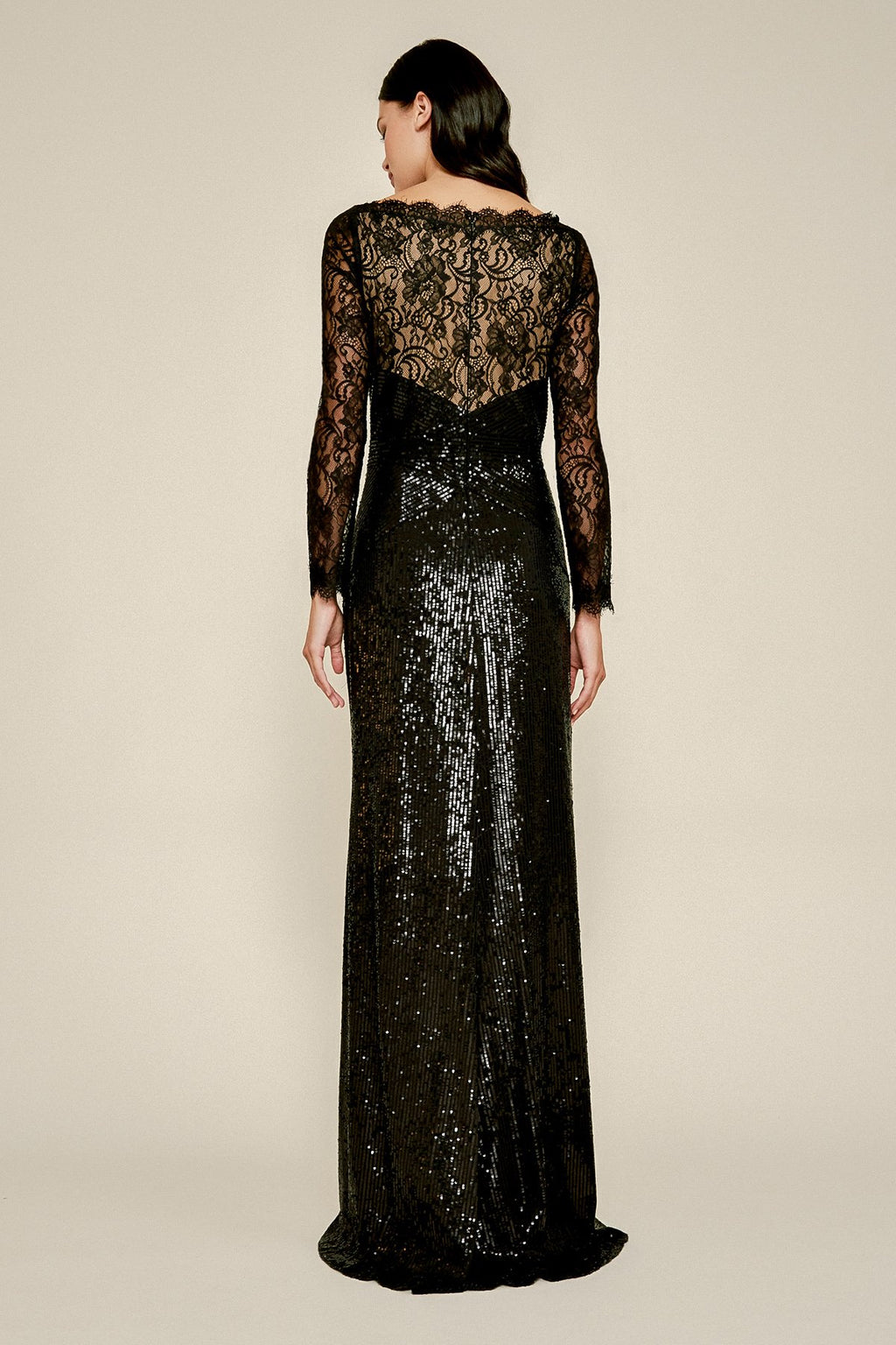 Tadashi Shoji - Aquila Lace Sequin Gown