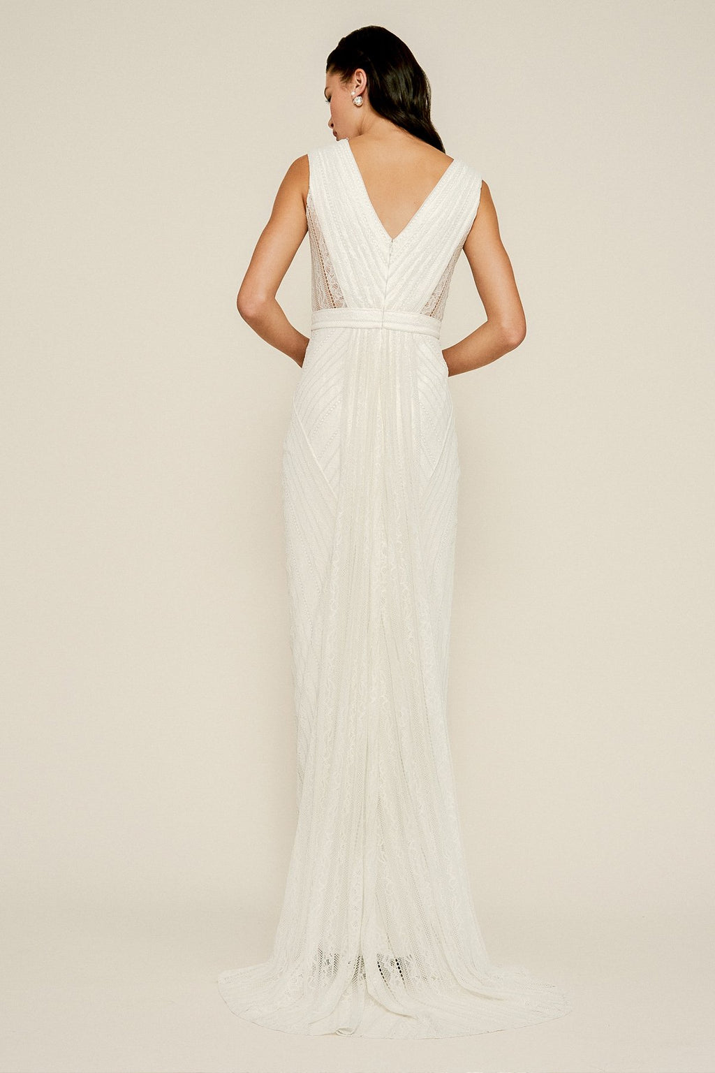 Tadashi Shoji - Killian Slit Lace Gown