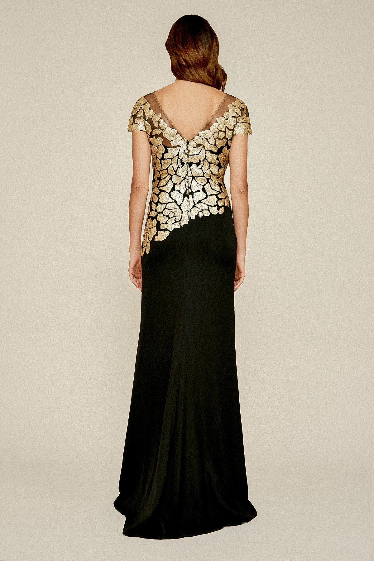 Tadashi Shoji - Cappello Sequin Gown - PETITE