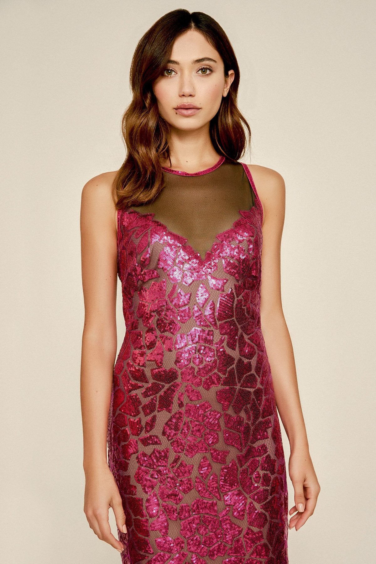 Valentina Sleeveless Sequin Dress