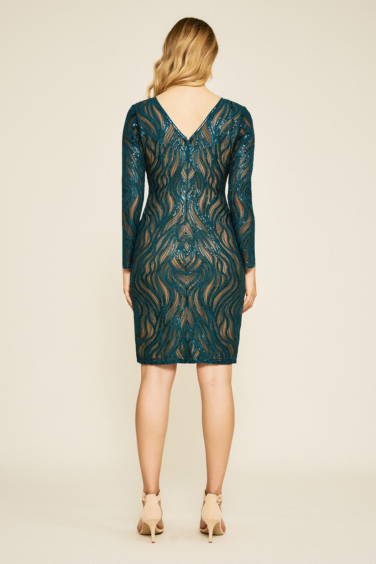 Vibiana Embroidered Sequin Dress