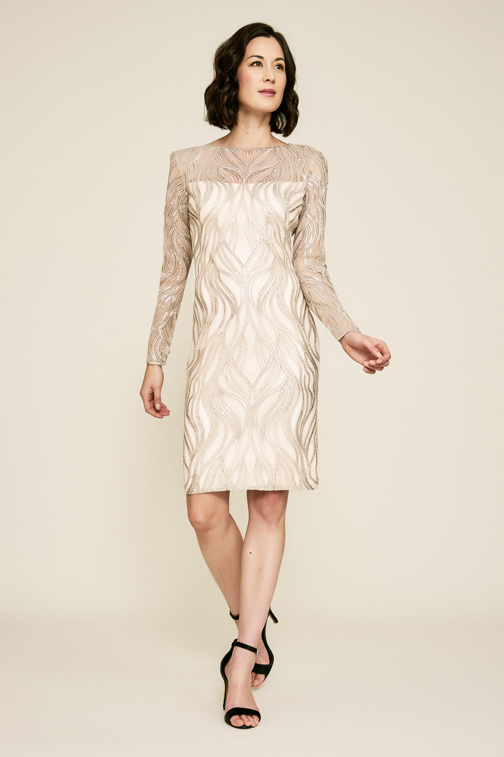 Tadashi Shoji - Vibiana Embroidered Sequin Dress