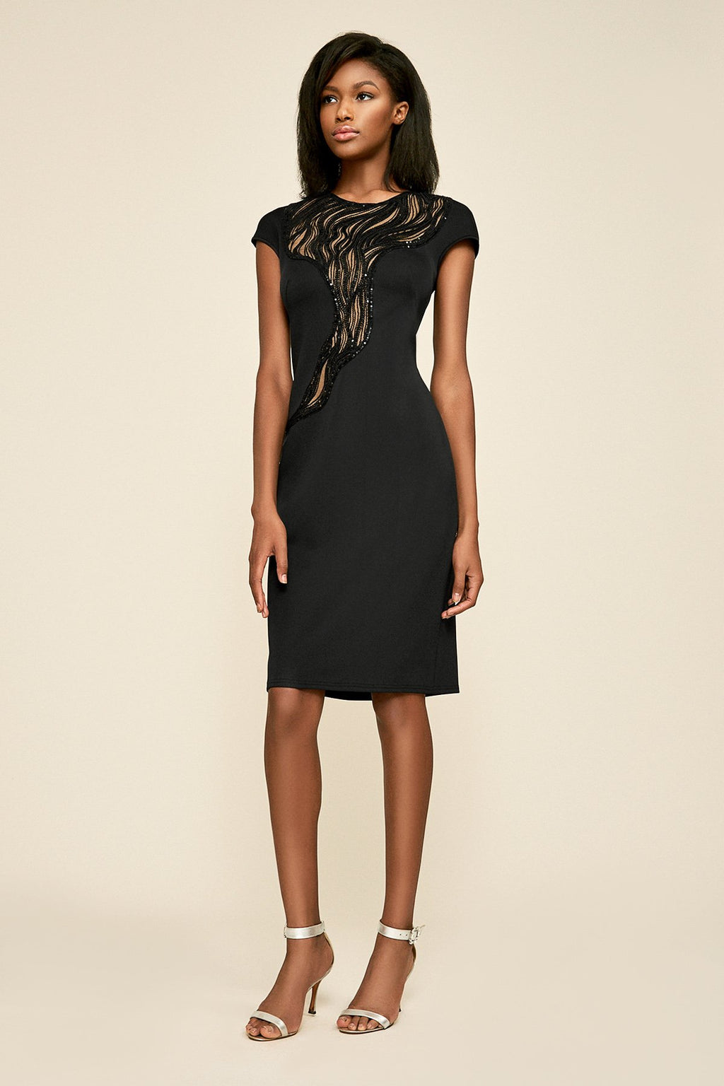 Tadashi Shoji - Alba Sequin Neoprene Dress