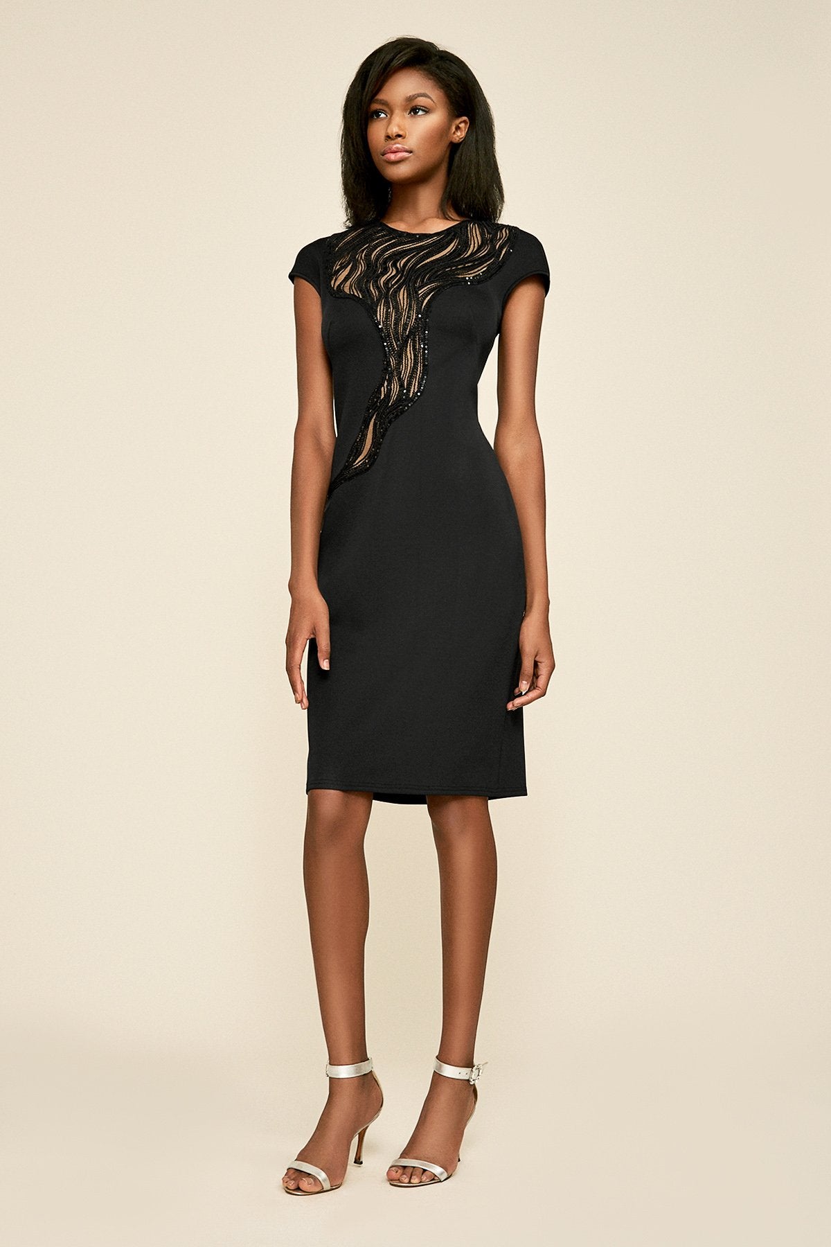 Tadashi Shoji - Alba Sequin Neoprene Dress