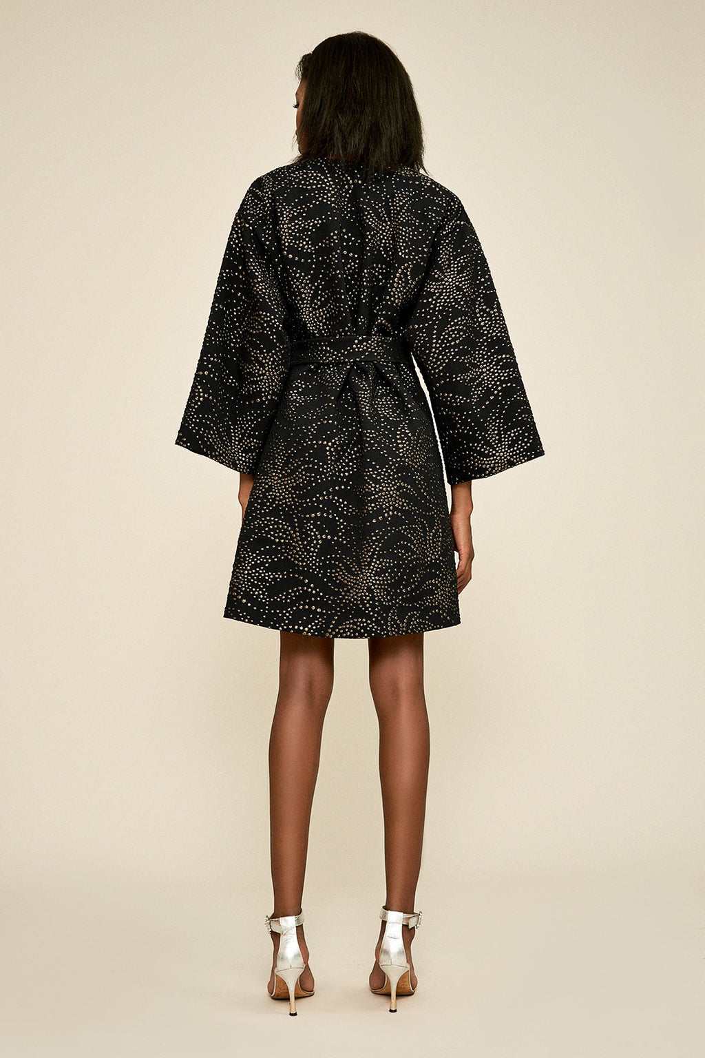 Tadashi Shoji - Pollux Jacquard Motif Coat