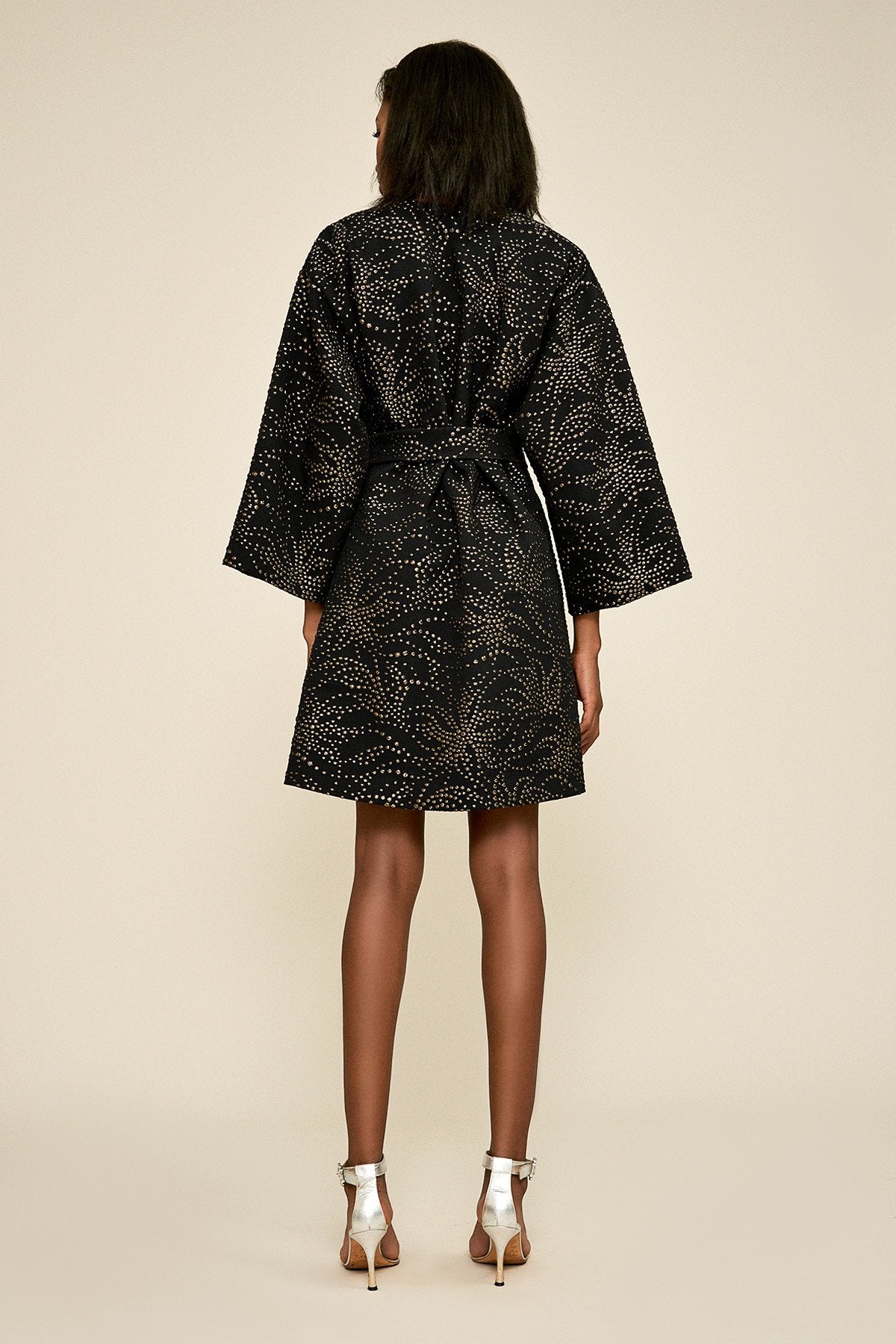 Tadashi Shoji - Pollux Jacquard Motif Coat
