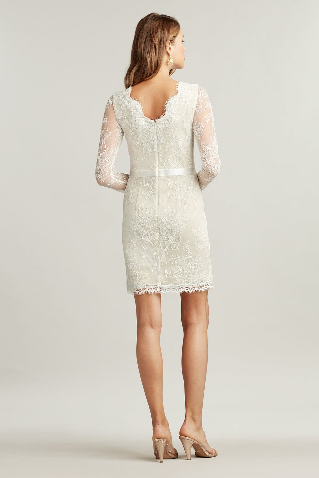 Lenaya Chantilly Lace Long-Sleeve Dress