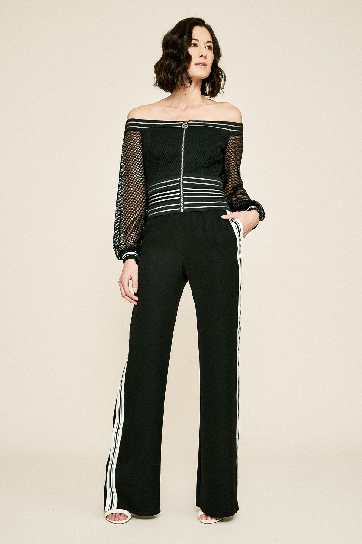 Tadashi Shoji - Gema Crepe Pant