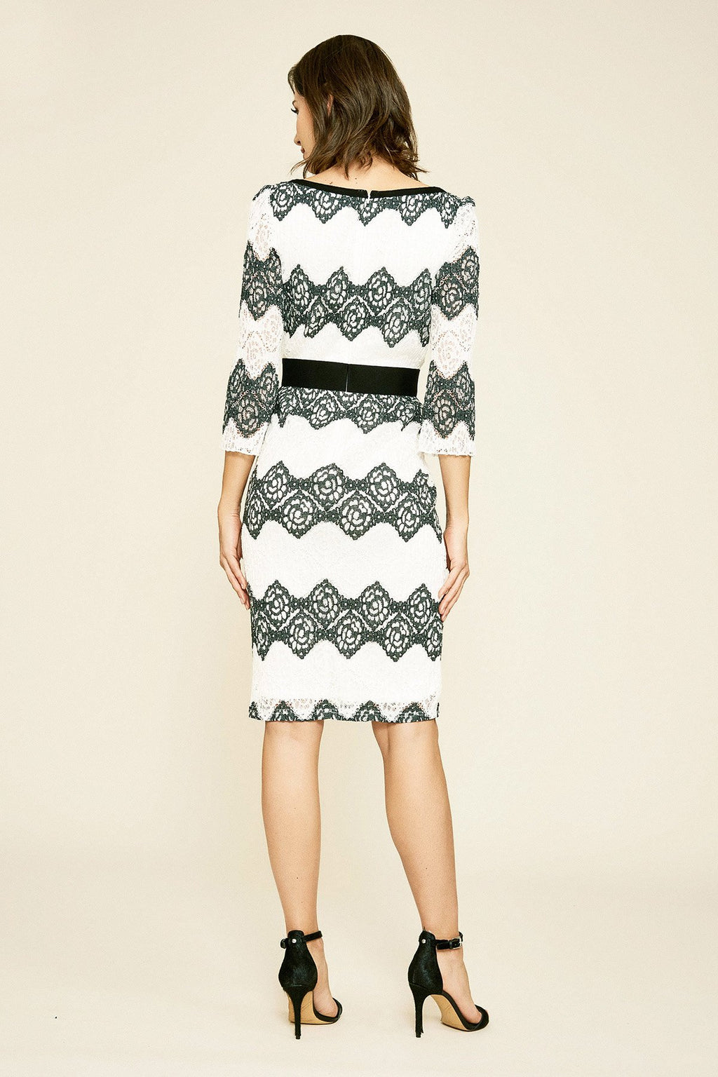 Steffi Mid-Sleeve Lace Dress