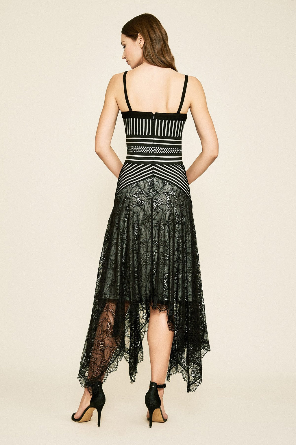 Tadashi Shoji - Petri Handkerchief Jacquard Dress