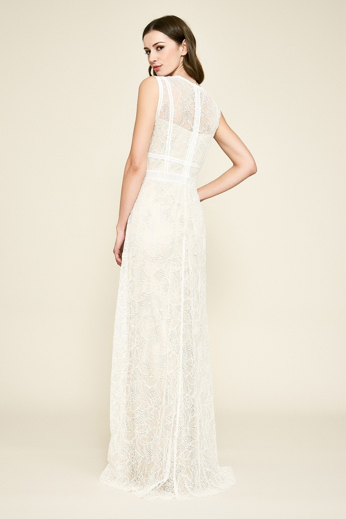Tadashi Shoji - Vetter Sleeveless Lace Gown