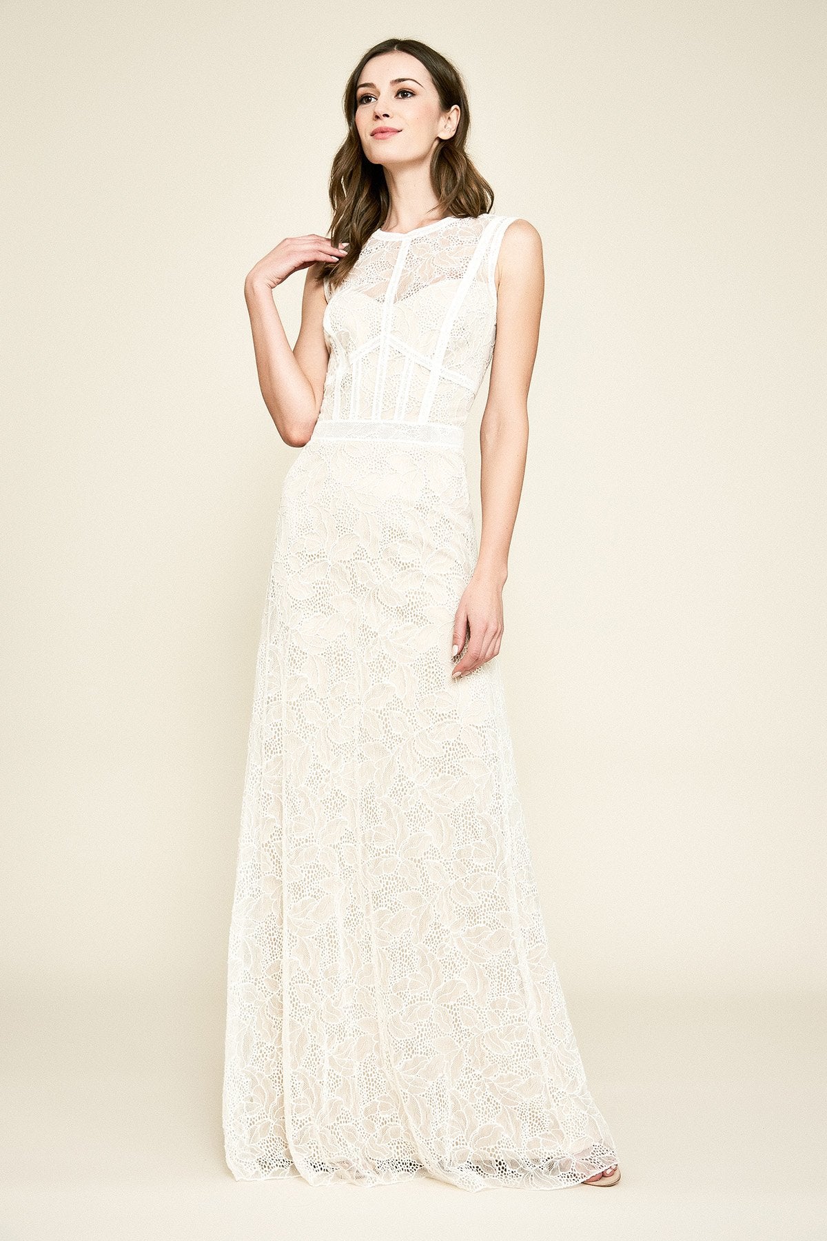 Tadashi Shoji - Vetter Sleeveless Lace Gown