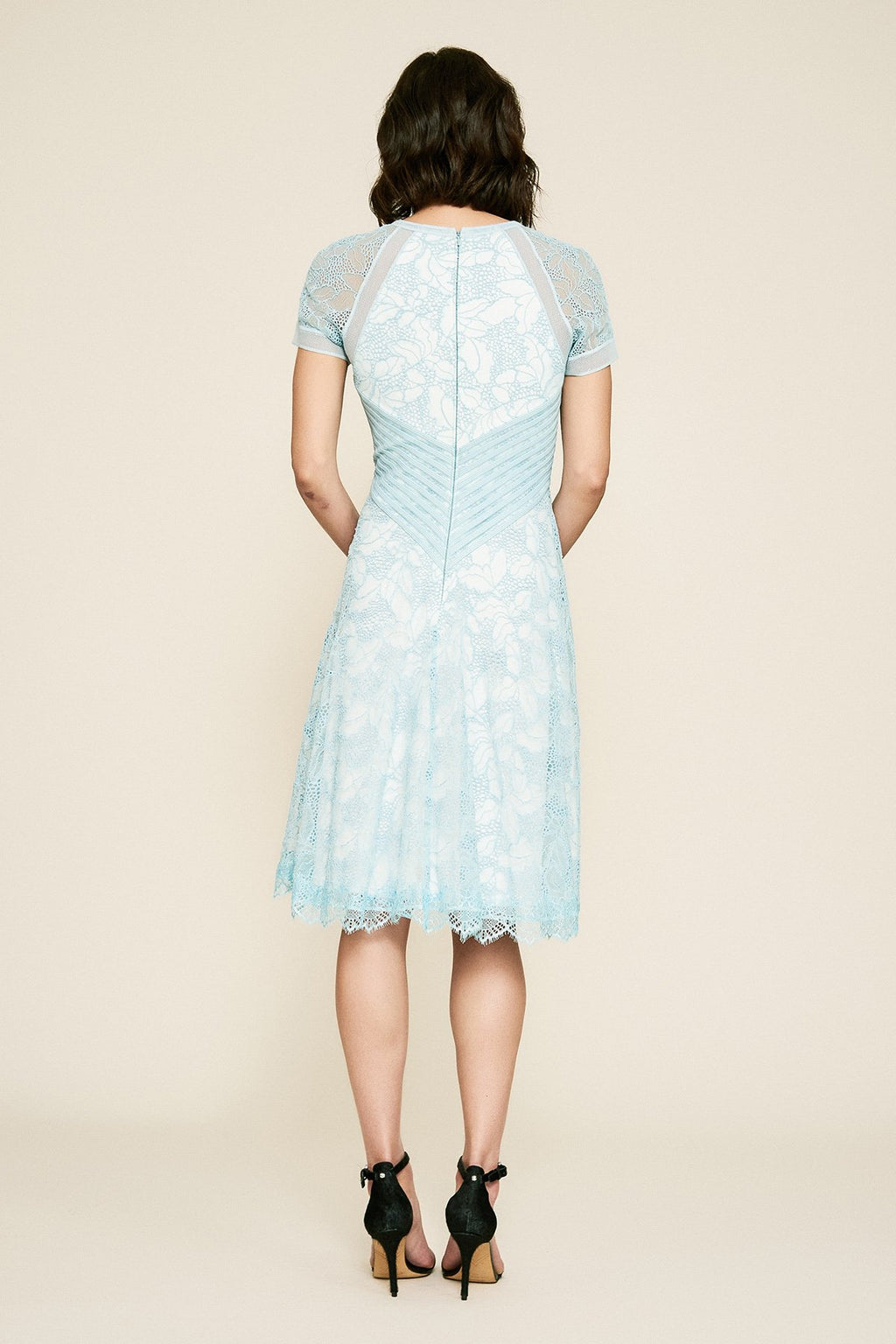 Tadashi Shoji - Martina Short-Sleeve Lace Dress
