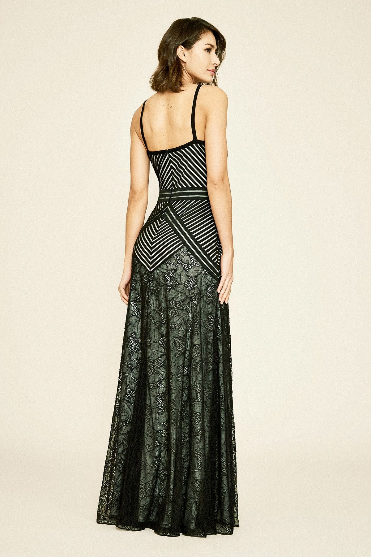 Ochoa Strap Lace Gown