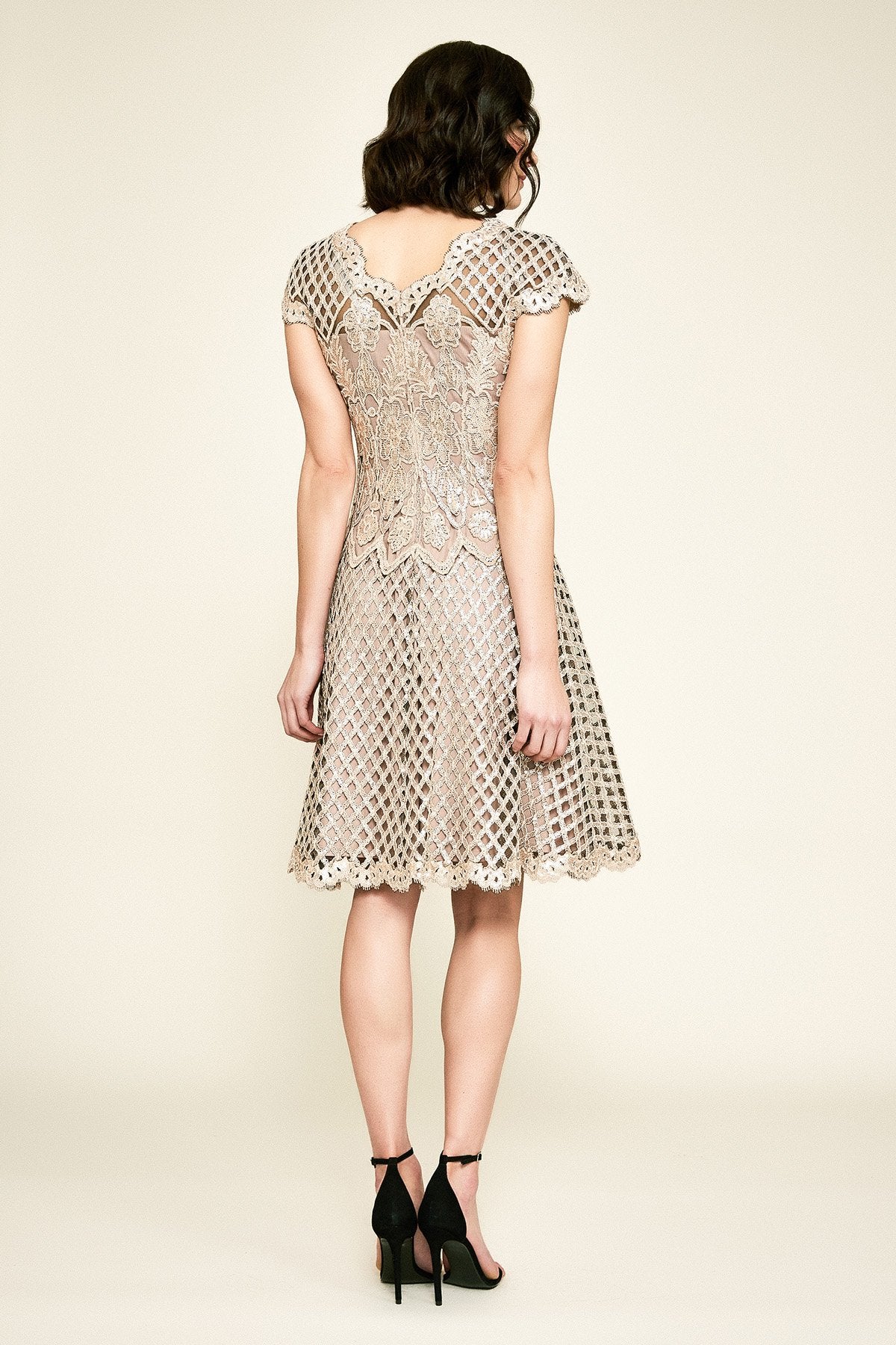 Tadashi Shoji - Melroy Sequin Embroidered Dress