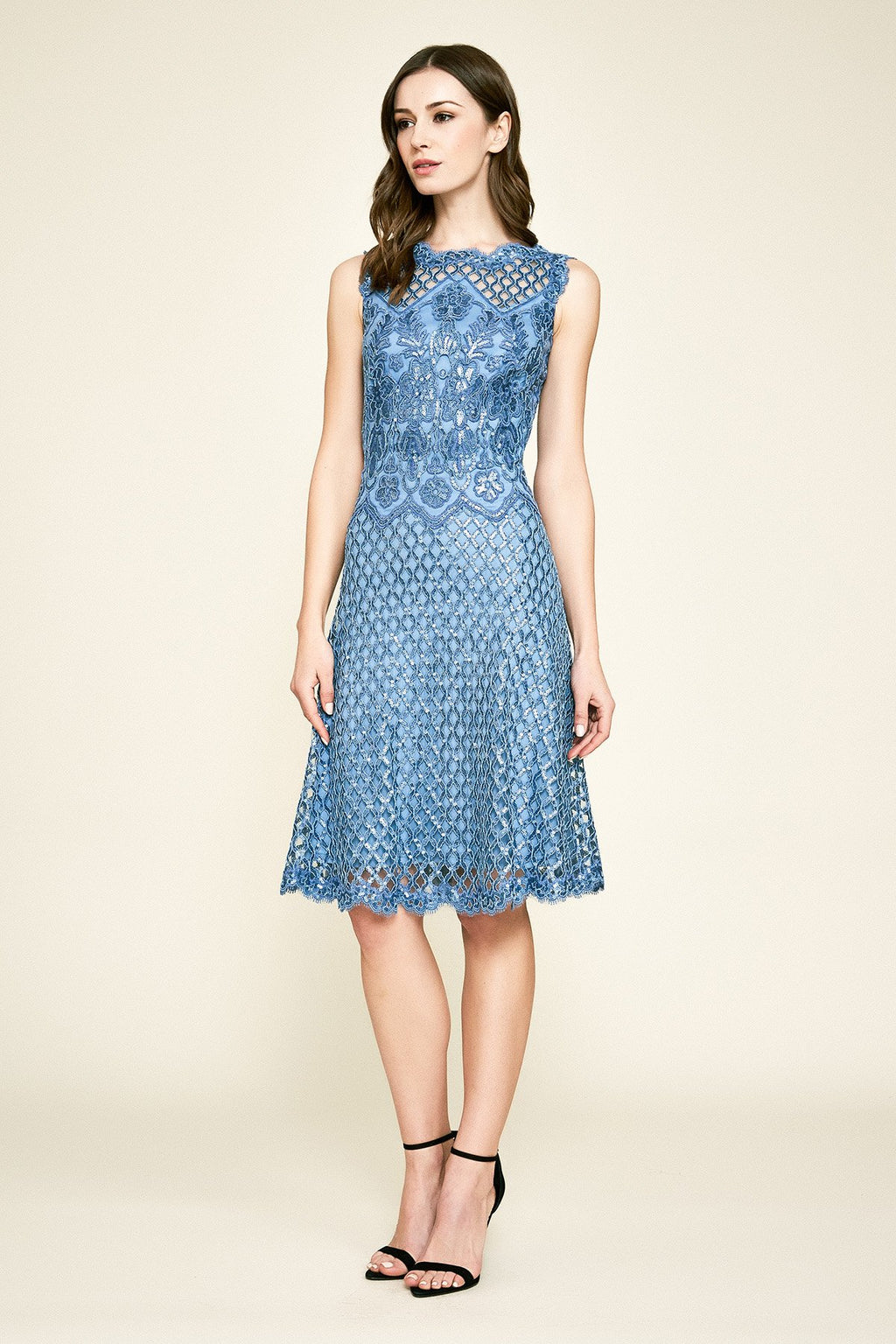 Tadashi Shoji - Maven Sequin Embroidered Dress