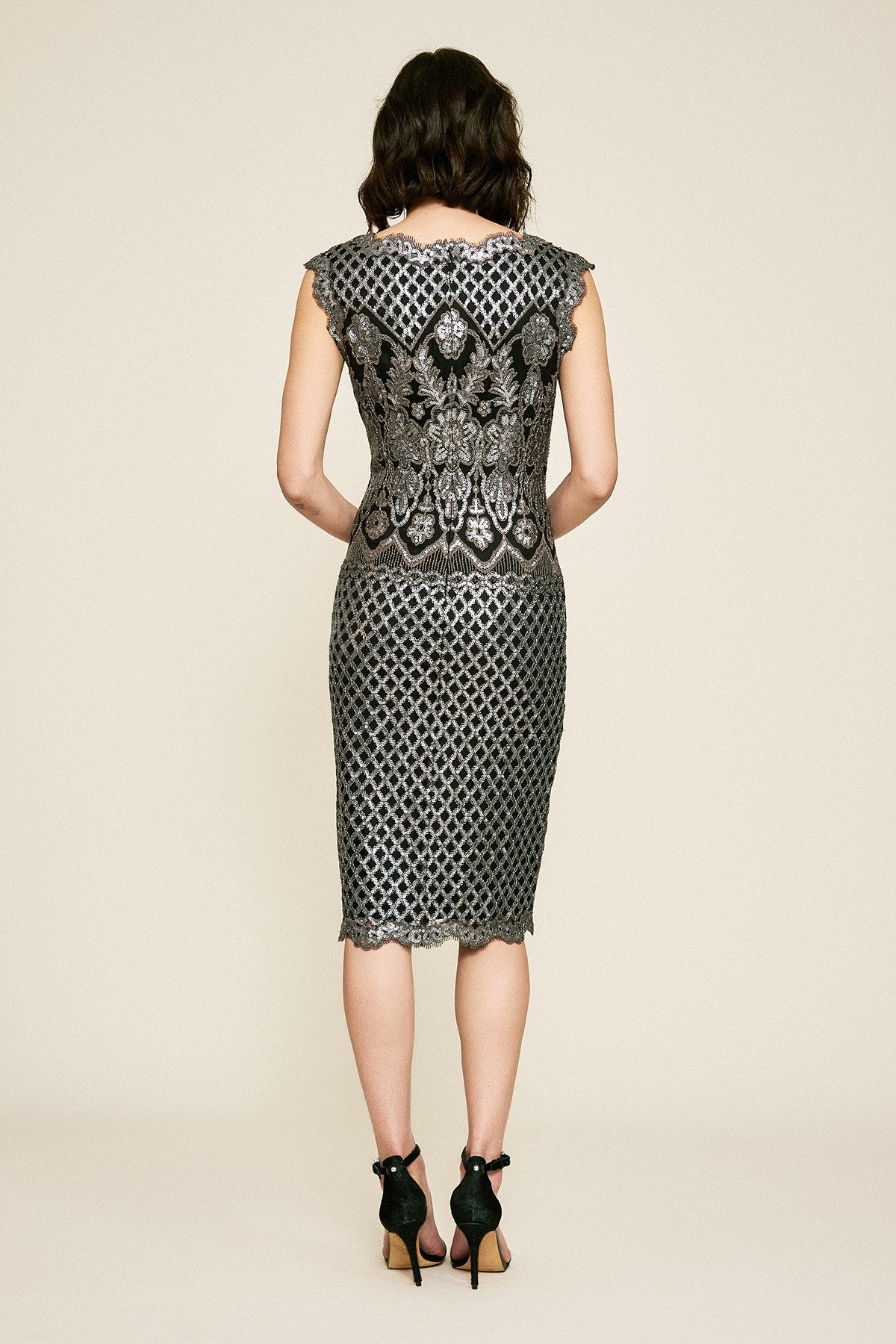 Tadashi Shoji - Hamill Sequin Embroidered Dress