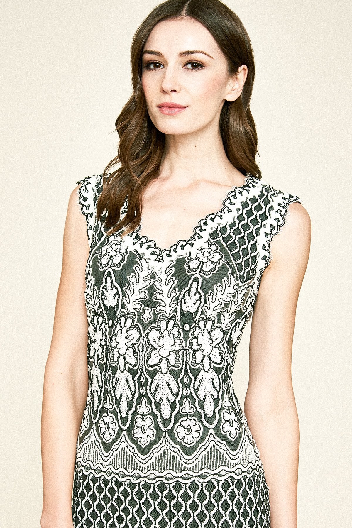Hamill Sequin Embroidered Dress