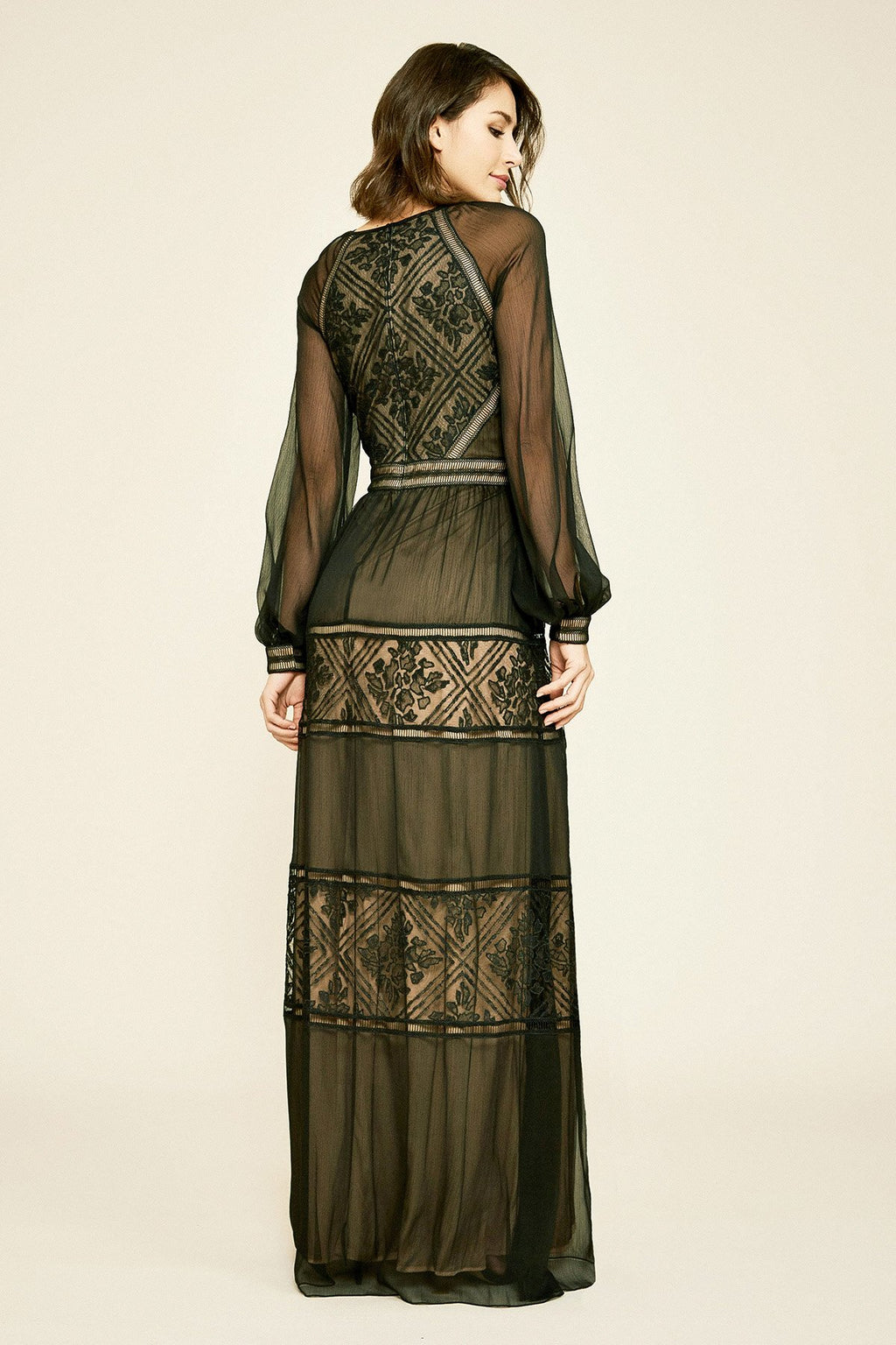 Henie Crinkle Chiffon Gown