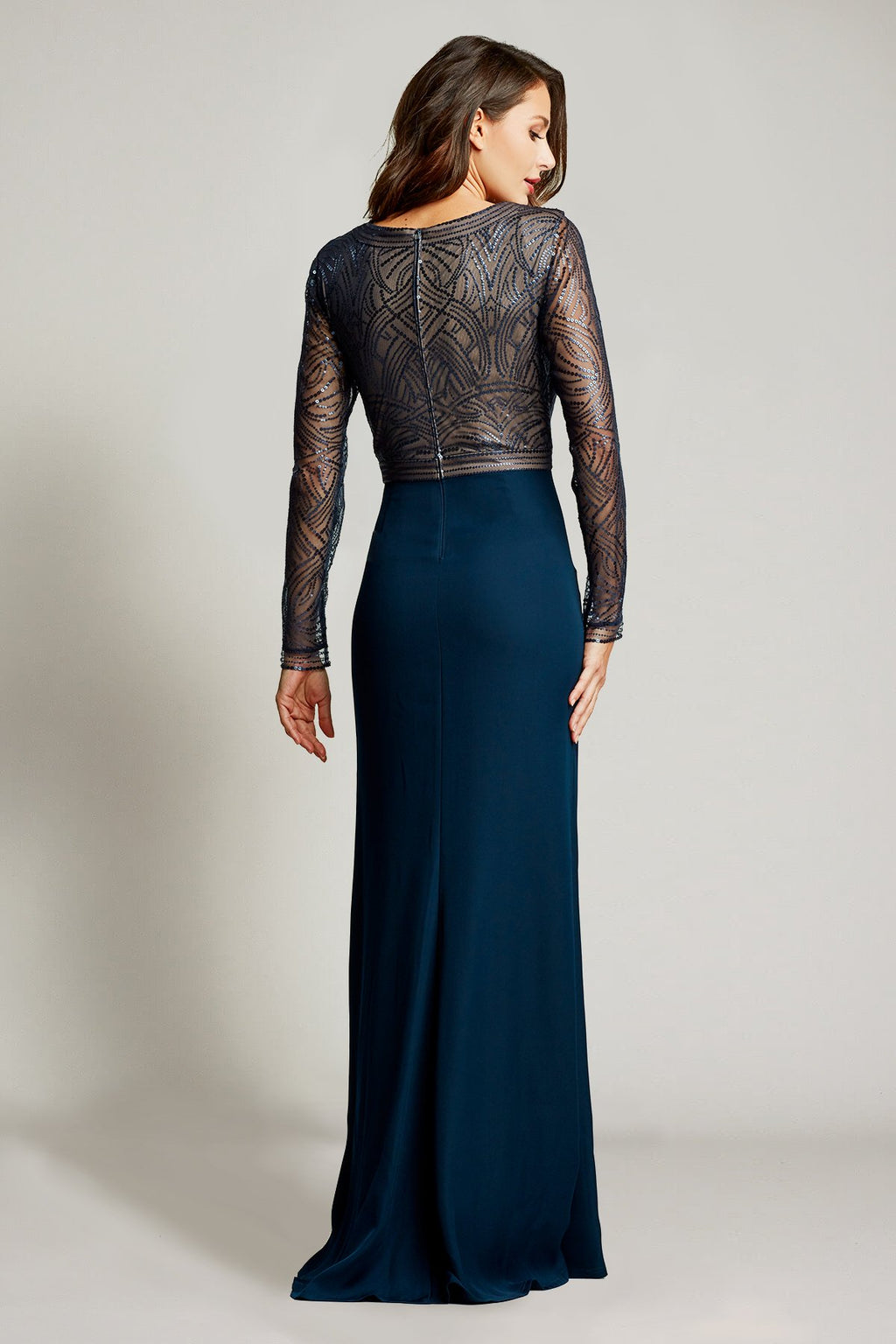 Anneri Sequin-Dusted Gown