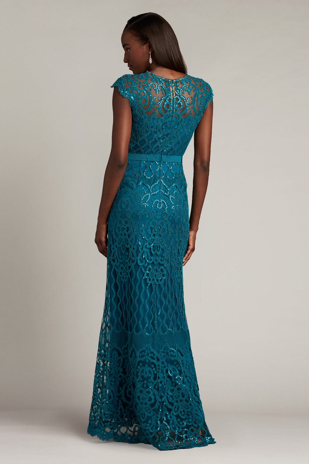 Miranda Sequin Embroidered Gown