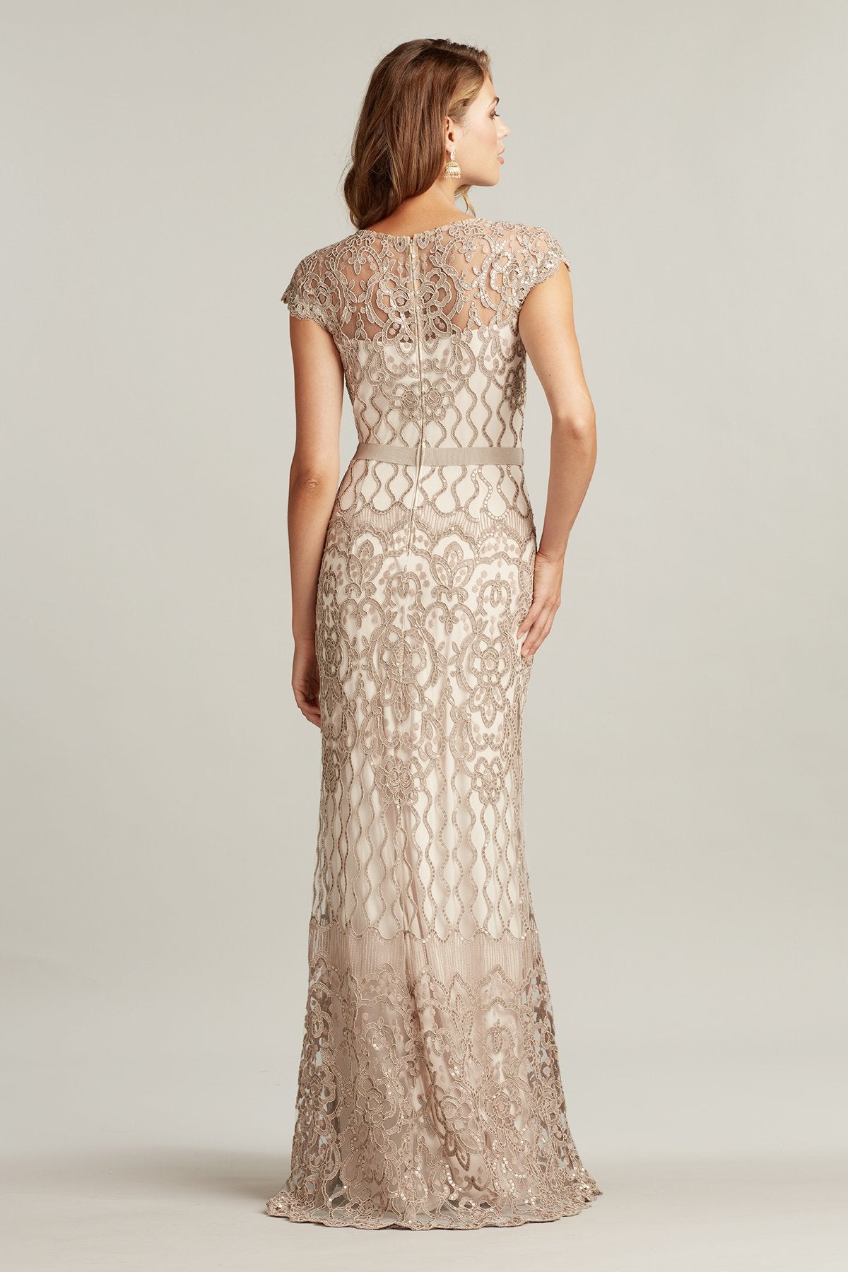 Miranda Sequin Embroidered Gown